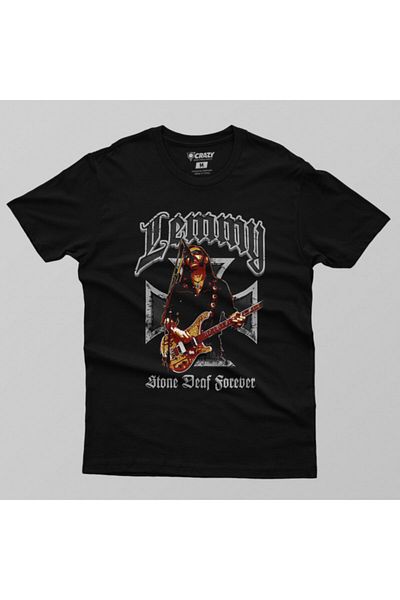 Crazy Ανδρικό μπλουζάκι Lemmy Stone Deaf Forever