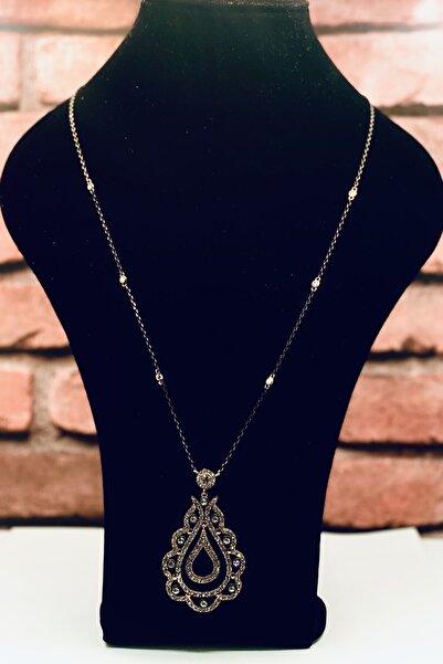 Esra Pamir Elmas Montür Uzun Kolye