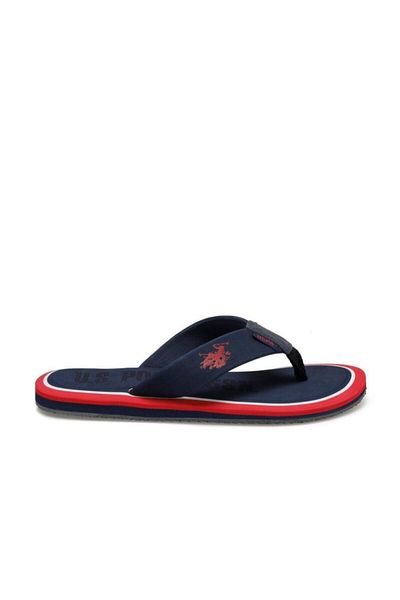 U.S POLO Vıtus Navy Blue Men's Flip Flops