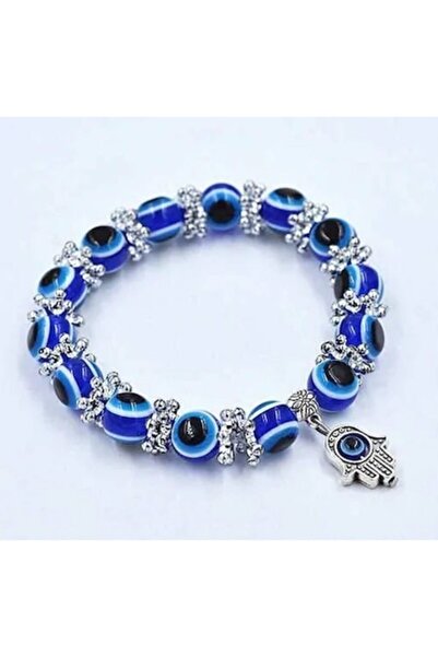 Worldshop Nazar Boncuklu El Yapımı Bileklik, Ahşap Kutu Içerisinde