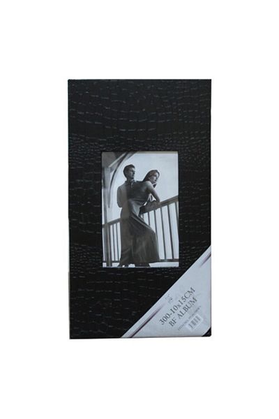 Dijital Dünyası 10x15cm 300 Μαύρο δερμάτινο άλμπουμ φωτογραφιών Vinleks