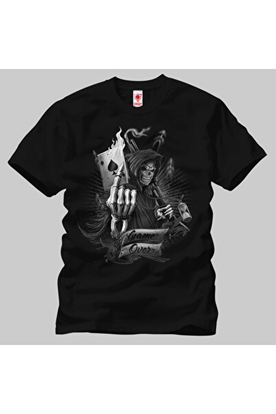 Crazy Tricou pentru bărbați cu model Poker Skull