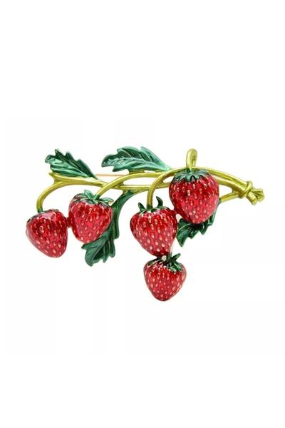 Strawberry Brooch