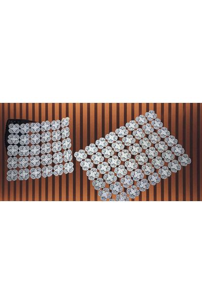 Çeyizci Needle Lace Living Room Set 17 Pieces