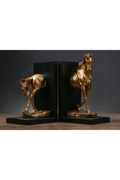 Gift Garden Big Horse Book Holder Gold