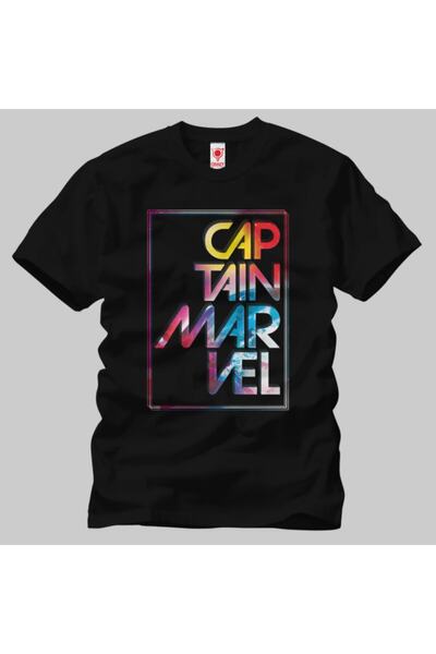 Crazy Muška majica - Kapetan Marvel Šareni planetarni horizont