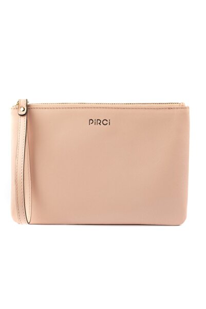 PİRCİ Kadın Pembe Deri Pouch Çanta