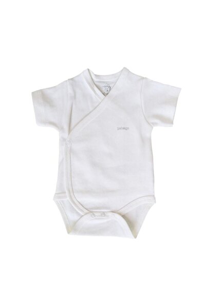 Bebengo Basic Kravuze Short Sleeve Bodysuit 4023 Ecru