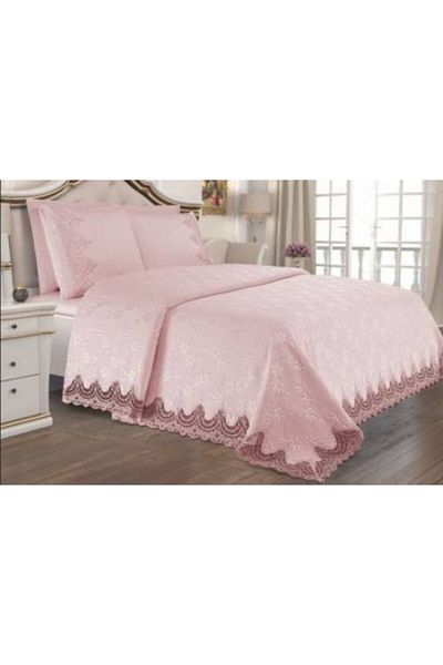 Aden French Laced Azalea Pique Set * Powder