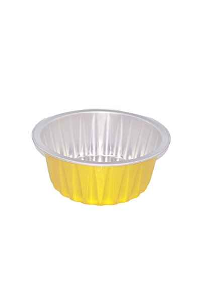 YALOVA AMBALAJ Alüminyum Krem Karamel Kase 50'lü 110gr 4x8,5 Cm