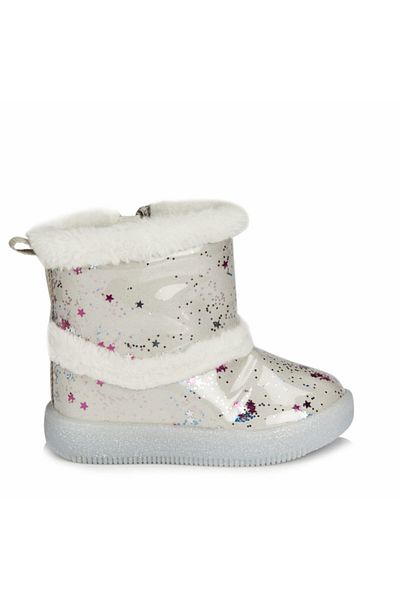 Vicco Comet Lighted Girl's White Boots