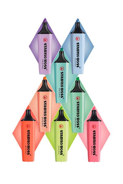 Stabilo New Set of 8 with Pastel Colors Version9