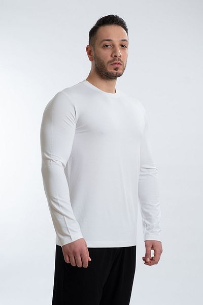 SEASOUL Bamboo Men's Round Neck Long Sleeve T-shirt