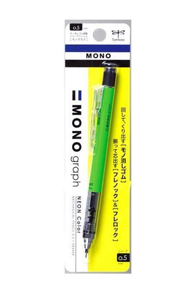 Tombow Neon Mono Graph Mechanical Pencil 0.5 Blister