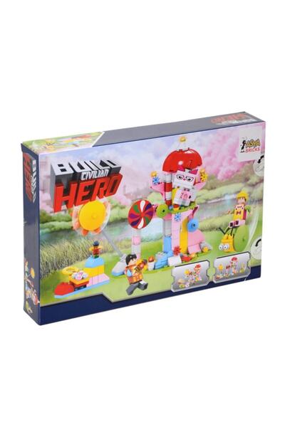 Asya Oyuncak Civilian Hero Build - Lego Toy Set 218 Pieces