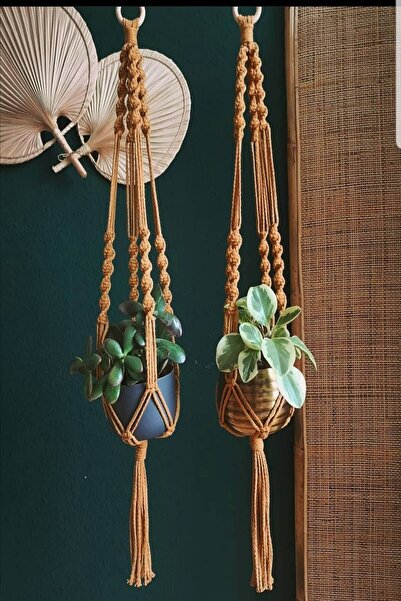 makrome style Sarkıt Saksılık