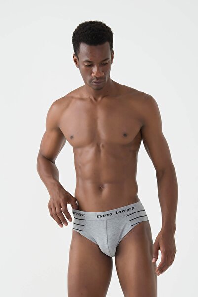 Marco Barrera Strech Erkek Slip Külot 721 - Gri, M