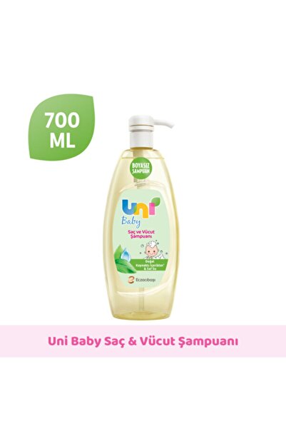 Uni Baby Saç Ve Vücut Şampuanı (doğal Kaynaklı Içerikler & Saf Su) 700 Ml