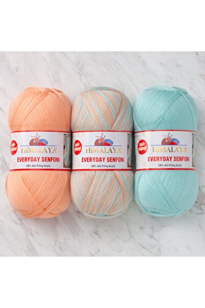 Himalaya Everyday Senfoni 3 Lü Paket 300 gr El Örgü Ipi 71014