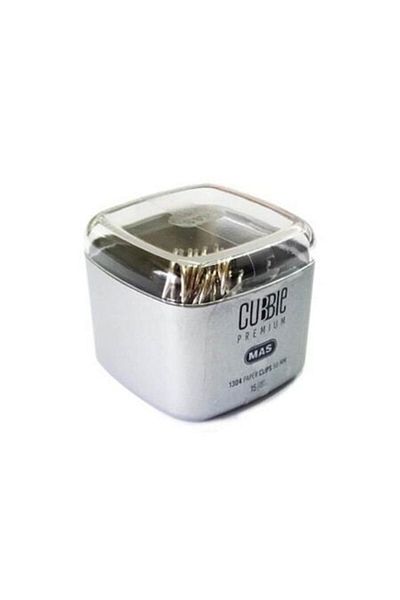 Mas 1304 Paper Clip Cubbie Premium 50 Mm Silver (8 Boxes)