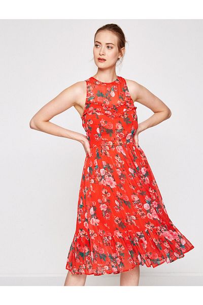 Koton Women's Floral Dress