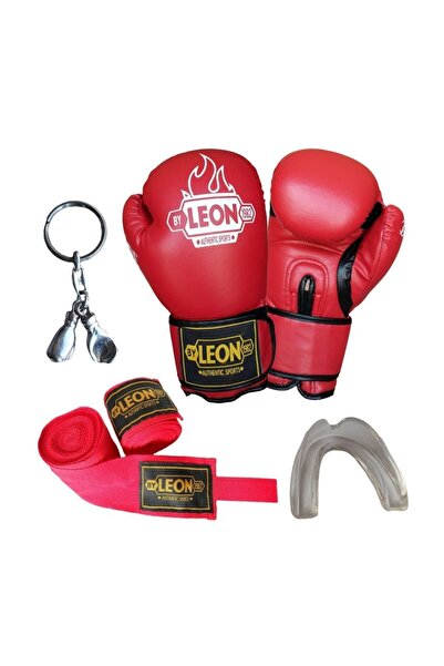 By Leon 1982 Kickboks,boks,thai Eldiveni Anahtarlık Dişlik 3,5 Metre Bandaj Seti
