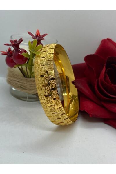 EuroGold Kadın Altın Kaplama Bilezik 15 mm