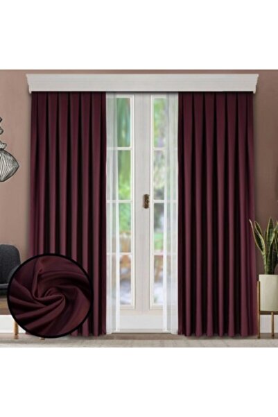 Taç Κουρτίνα Βουργουνδίας - Αποσκορπιστική κουρτίνα, Σχέδιο χωρίς πιέτες