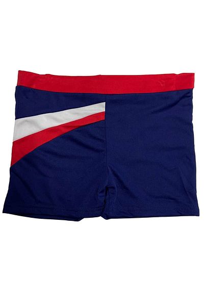 Deafox Navy Blue Boy's Leg Swimsuit