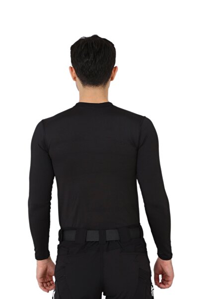 Asker Marketi Black Micro Long Sleeve T-shirt
