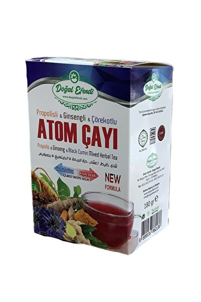 doğal efendi şifalı bitkiler baharat kuruyemiş Atom Çay (propolis & Ginsengli...