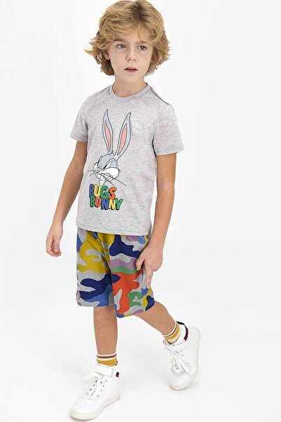 Lola & Bugs Bunny بدلة برمودا للأولاد من غريميلانج مرخصة من باغز باني