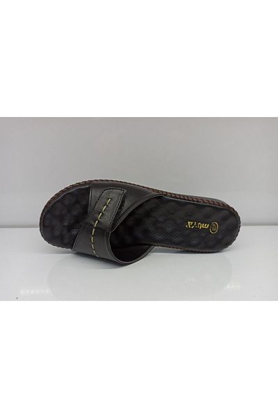 Muya Women's Black Handcrafted Massage Slippers