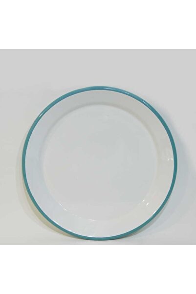 Genel Markalar Emaye Servis Tabağı 25 cm Turkuaz