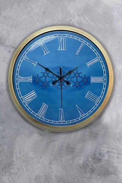 Dream Gift Hed iyelik ساعة حائط معدنية عتيقة مقاس 40 سم