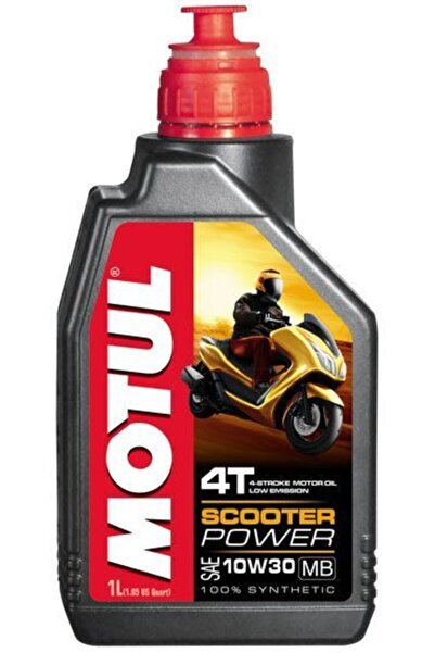 Motul Scooter Power 4t 10w-30 Motosiklet Yağı %100 Sentetik ( 1 Lt.)