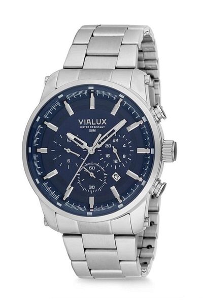 Vialux Men's Wristwatch Vx527s-11ss - Stylish and Functional Design