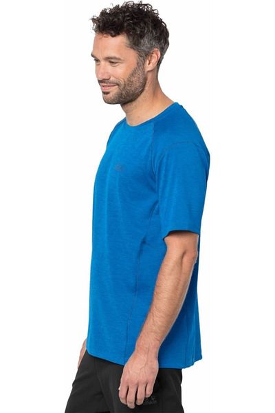 Jack Wolfskin Ανδρικό μπλουζάκι μπλε Hydropore Xt - 1806131 -ηλεκτρικό-μπλε