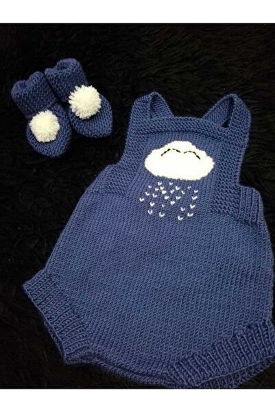 Lacivert Bebek Çekim Kıyafeti