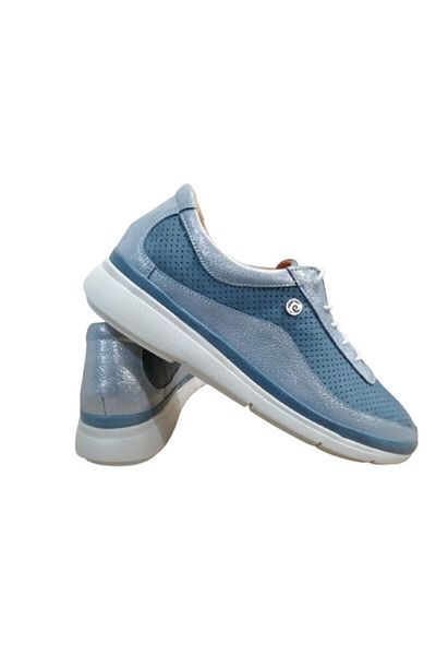 Pierre Cardin Pc46-10 Balerini eleganti din piele albastra pentru femei