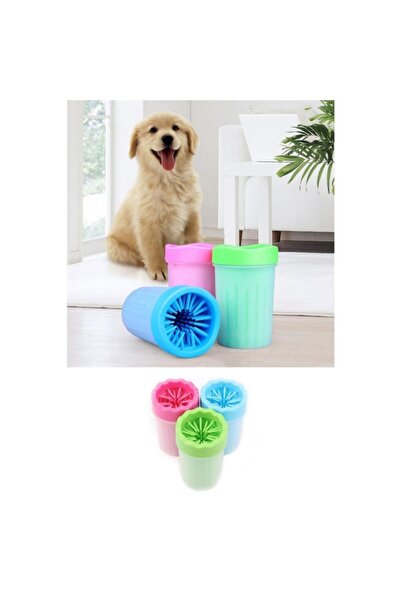 star global دلو غسيل قدم بمخلب صغير مع فرشاة جل سيليكون للقطط والكلاب (صغير)