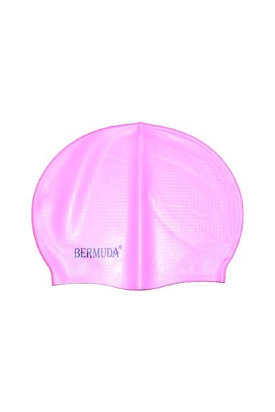 BERMUDA Unisex Ροζ Σιλικόνη Πισίνα Καπέλο Μπάνιου