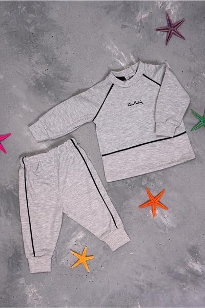 Pierre Cardin %100 Pamuk Erkek Bebek Çıtçıtlı Belden Lastikli Ikili Takım 302392