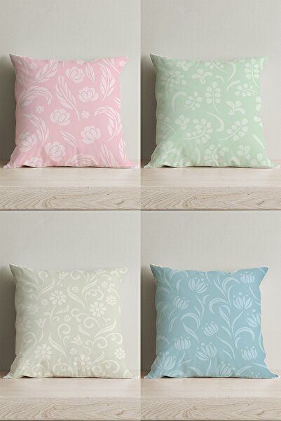 LadiesHome Husă de pernă decorativă, imprimată digitală, cu două fețe, cu des...