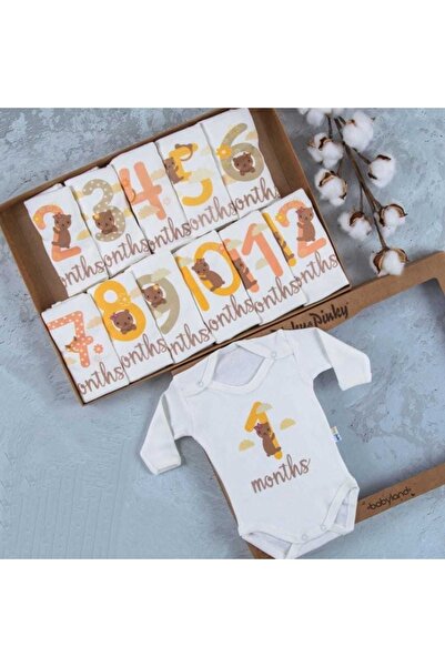 Pinky Melomio Koala Printed 12-Piece Memory Snap-On Bodysuit Set Long Sleeve ...