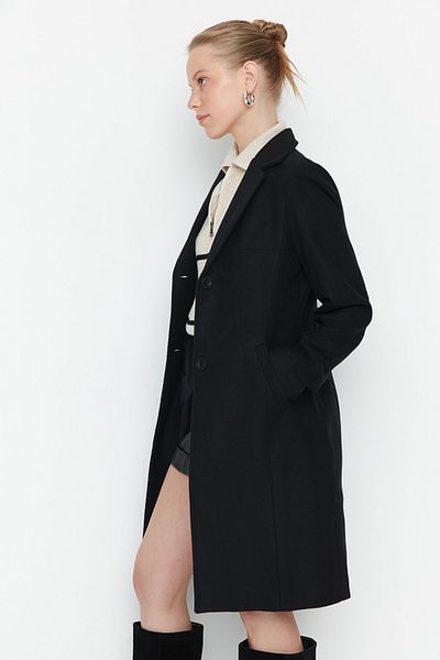 Trendyol Collection Coat - Black - Basic