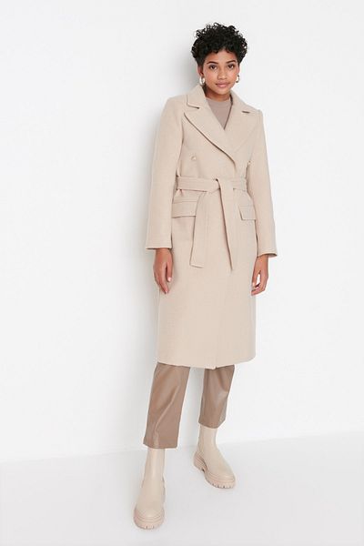 Trendyol Collection Coat - Gray - Basic