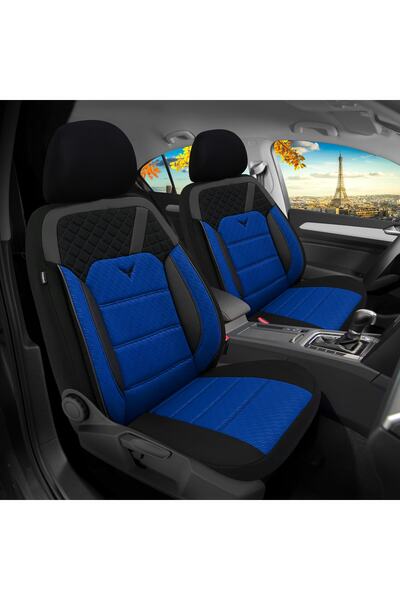 Oto Pandami Fort Focus C-max Mk1f 2007 Uyumlu 1+1 Mavi Koltuk Kılıfı