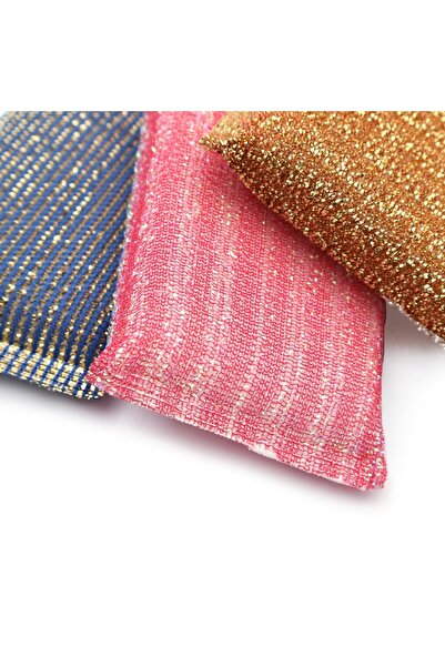 Micro Clean Missclean ( 3 Adet ) Mikrofiber Bulaşık Süngeri Telli Özel Dokulu