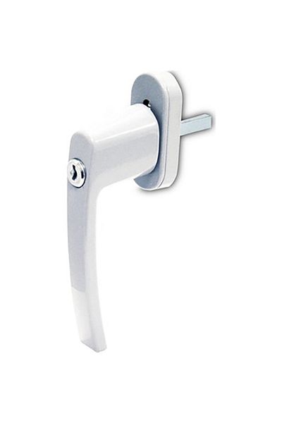 ADOPEN Single Pvc Locking Window Handle White